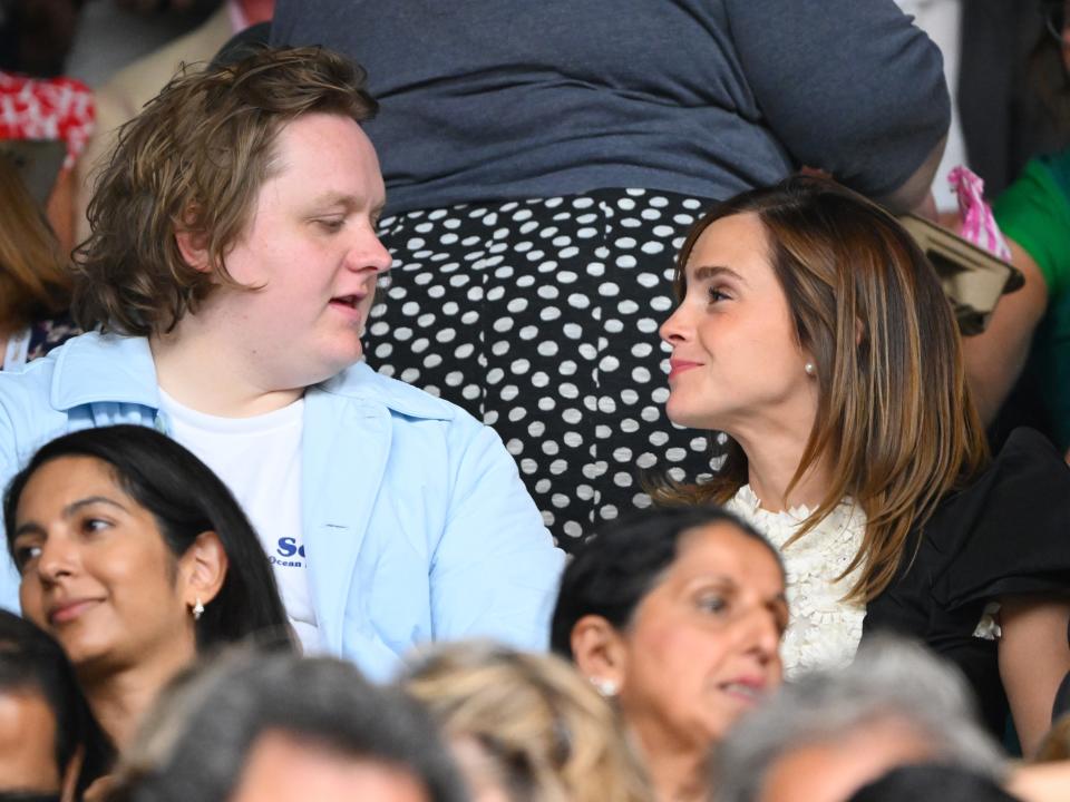 Lewis Capaldi and Emma Watson