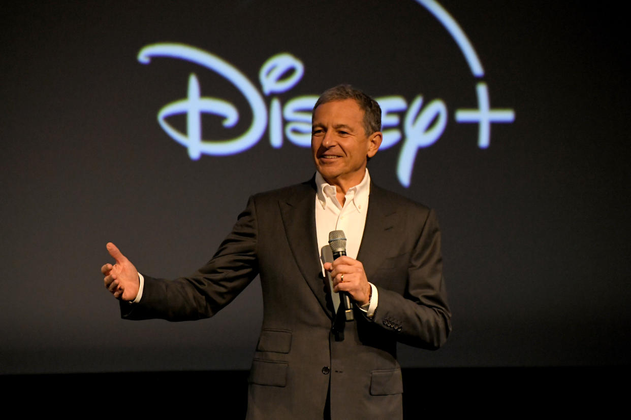 LOS ANGELES, CALIFORNIA - NOVEMBER 18:  Disney Executive Chairman Bob Iger attends the Exclusive 100-Minute Sneak Peek of Peter Jackson's The Beatles: Get Back at El Capitan Theatre on November 18, 2021 in Hollywood, California. (Photo by Charley Gallay/Getty Images for Disney)