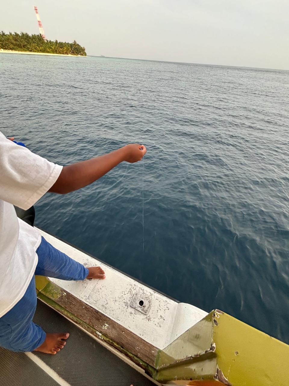 Long line fishing is a sustainable and traditional way of fishing in the Maldives.