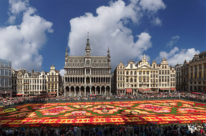 There’s an incredibly beautiful flower carpet in Brussels, and we’re dying to go see it