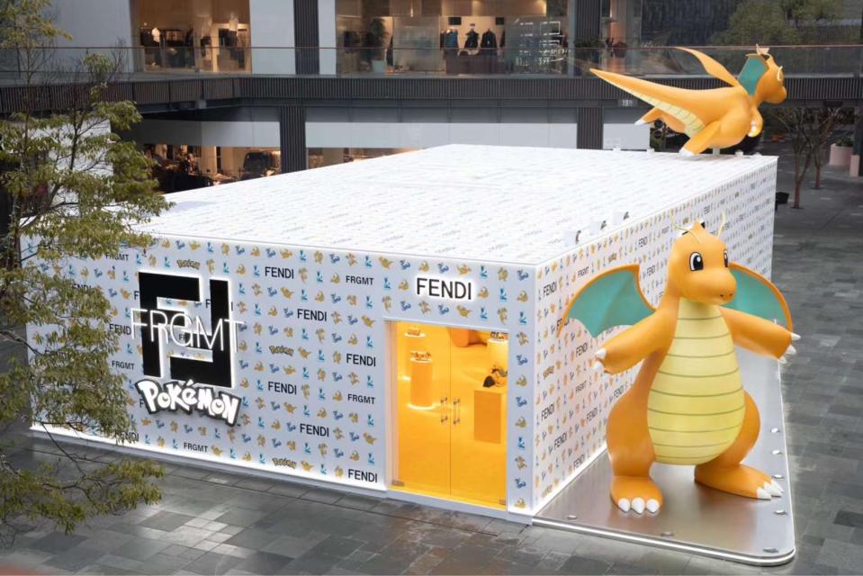 Fendi x Pokemon x FRGMT pop up in Chengdu