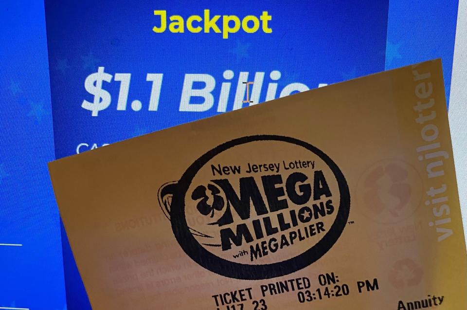 The Mega Millions jackpot for Aug. 1, 2023 is an estimated $1.1 billion.