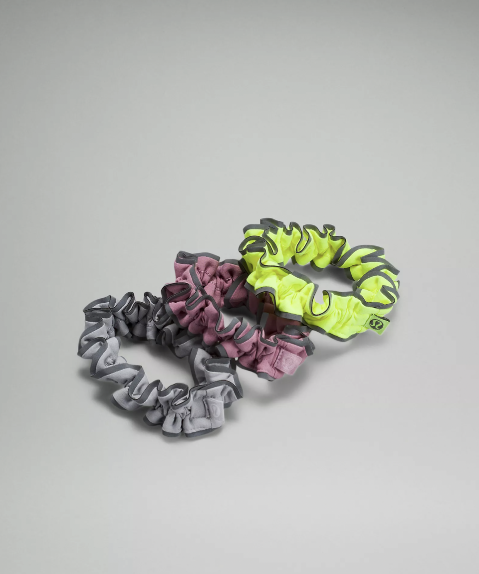 Light Locks Skinny Scrunchie 3 Pack (Photo via Lululemon)