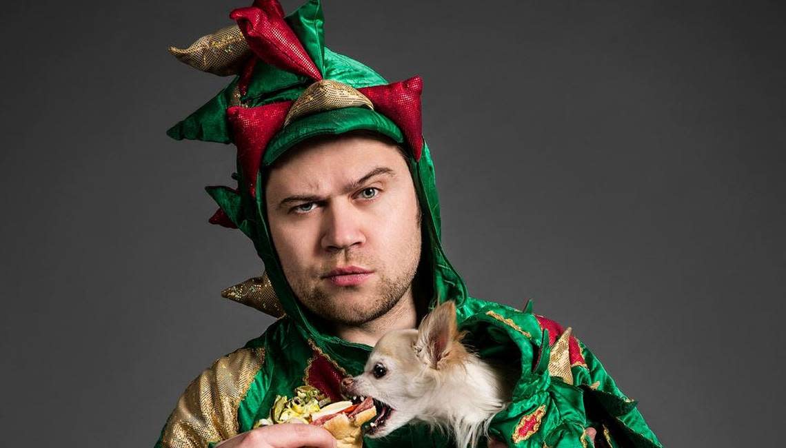 Magician Piff the Magic Dragon will appear with Puddles Pity Party for “Misery Loves Company” on Oct. 30 at Yardley Hall.