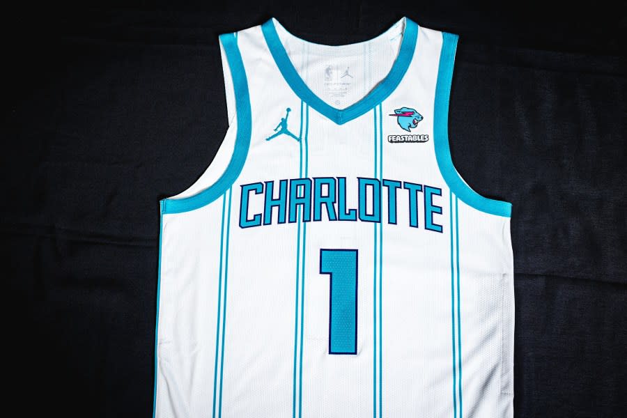 The NBA's Charlotte Hornets have partnered with MrBeast for its 2023-24 jersey sponsor. (Charlotte Hornets)