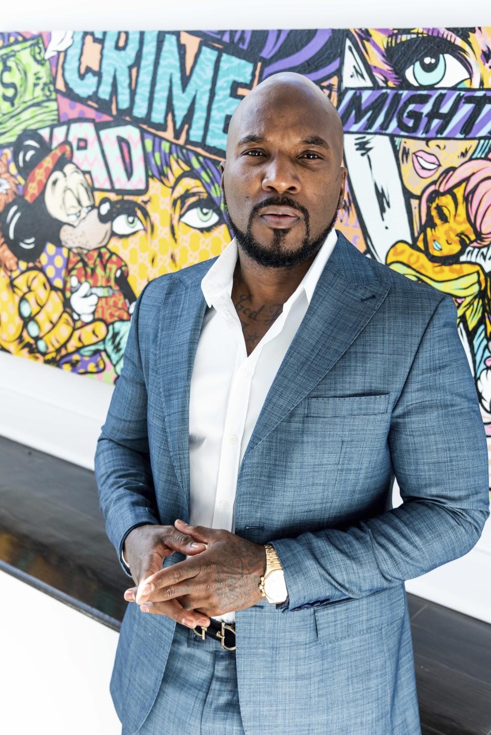 Jeezy poses for a portrait on Wednesday, Nov. 18, 2020 in Atlanta. (Photo by Paul R. Giunta/Invision/AP)