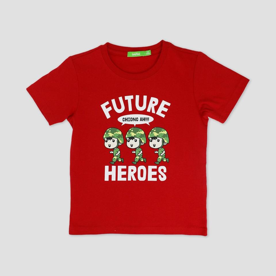 Bossini Boys National Day T-Shirt - Future Heroes. (Photo: Shopee SG)