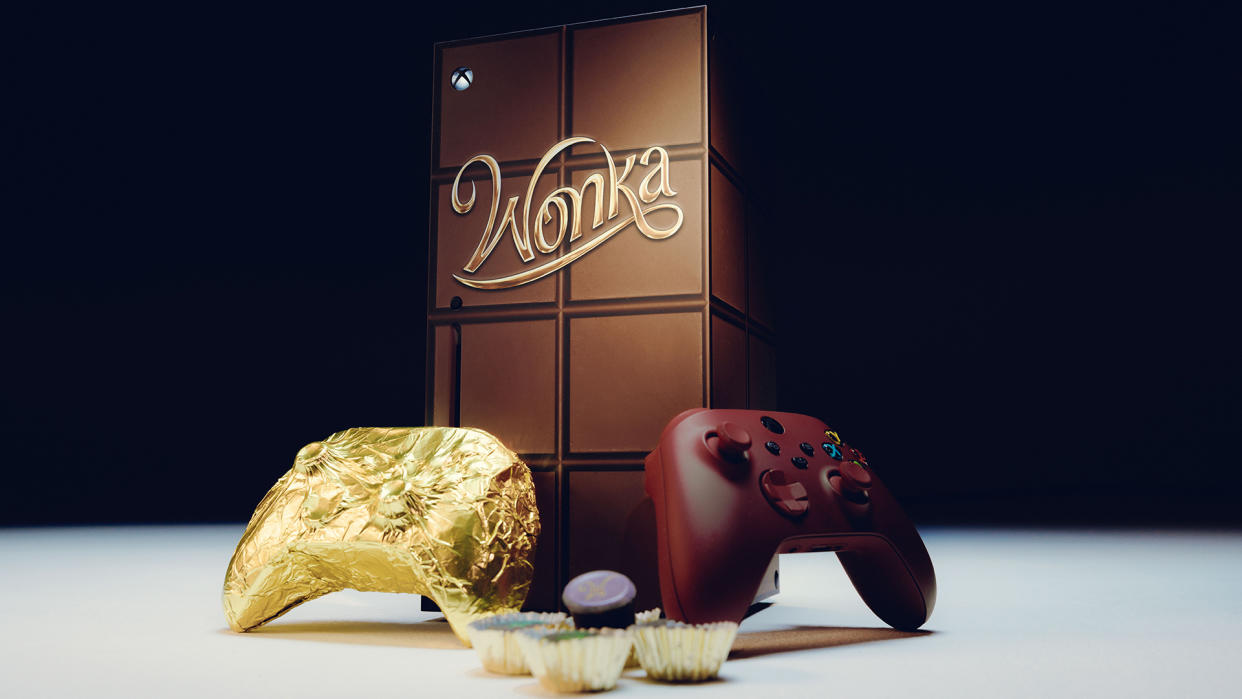  Microsoft's Wonka Xbox controller. 