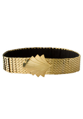 Gold belt, $21.99