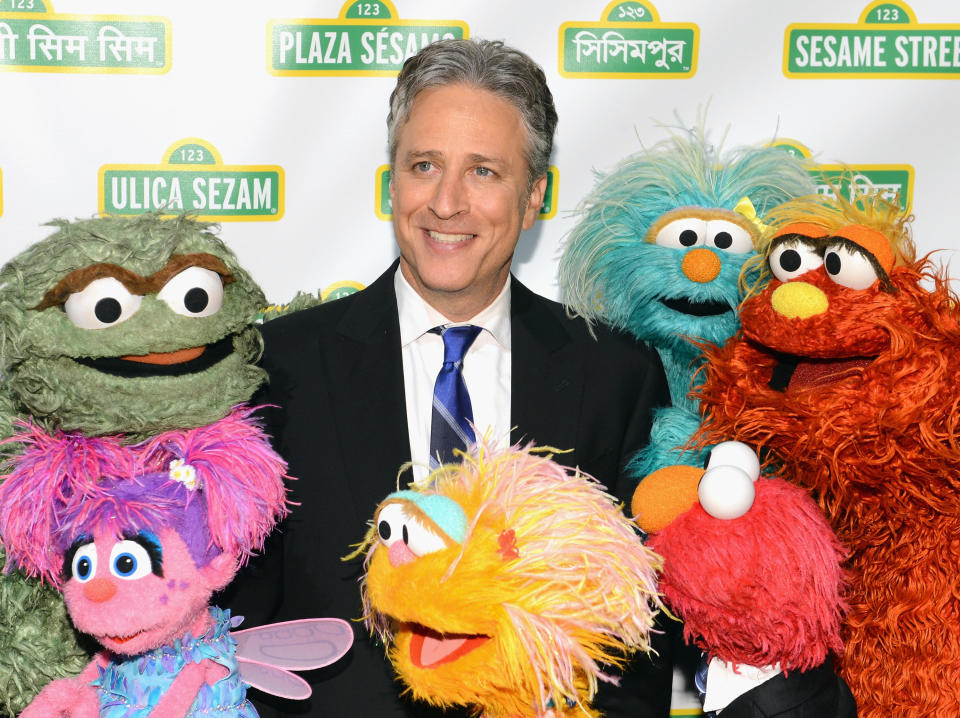 NEW YORK, NY - MAY 30: Jon Stewart attends the Sesame Street Workshop 10th Annual Benefit Gala at Cipriani 42nd Street on May 30, 2012 in New York City.  (Photo by Andrew H. Walker/Getty Images)