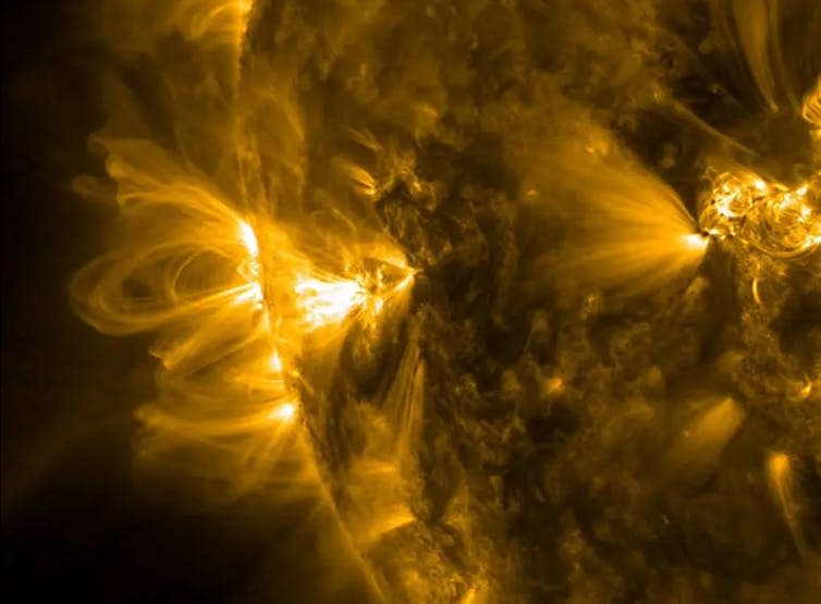 Coronal loops.