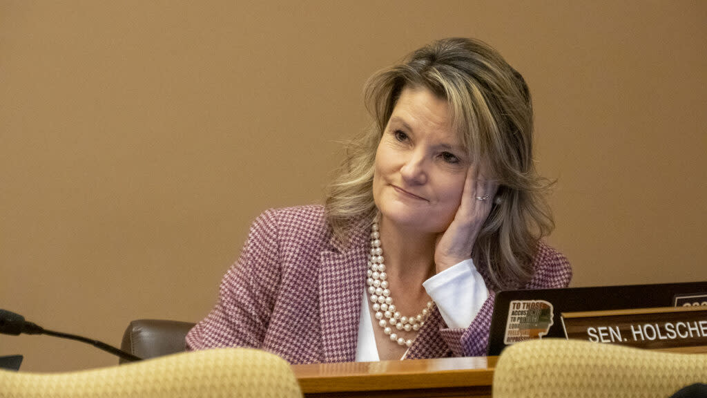 Sen. Cindy Holscher, a Democrat, said she was disappointed the Kansas Senate declined to allow a medical marijuana bill to be pulled from committee to the full Senate for debate. (Sherman Smith/Kansas Reflector)