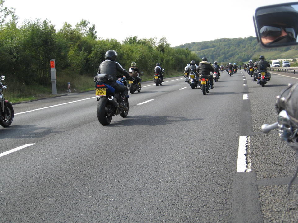 MAG demo 25 09 11.65 We took over the M25