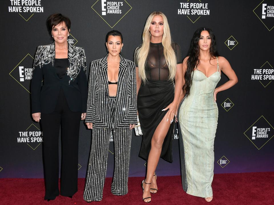 <p>The Kardashians ignore Covid-19 guidelines on Thanksgiving</p> (Getty Images)