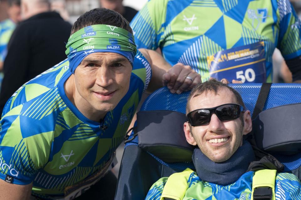 Kevin Sinfield raised thousands of pounds for MND and his friend Rob Burrow (PA Wire)