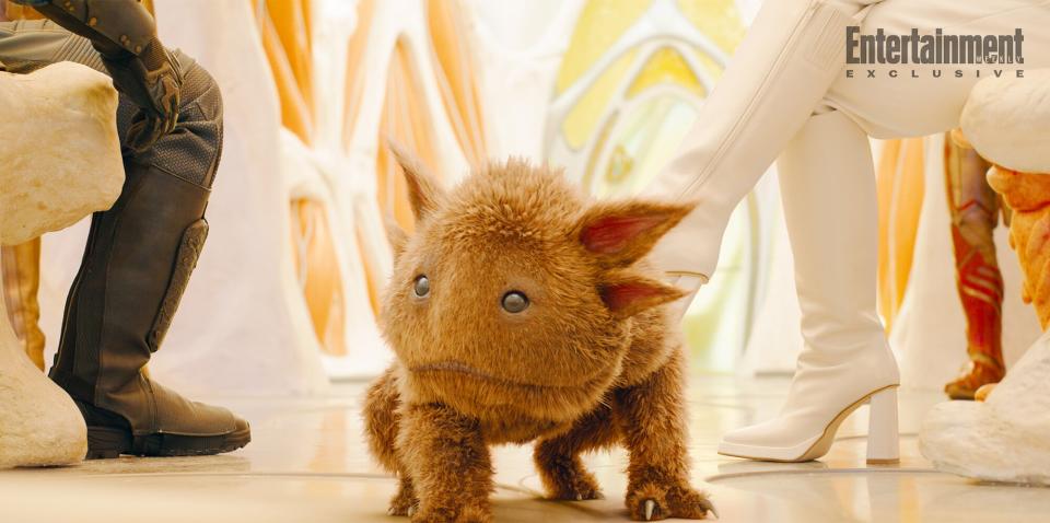 Blurp, a fuzzy alien creature from 'Guardians of the Galaxy Vol. 3'