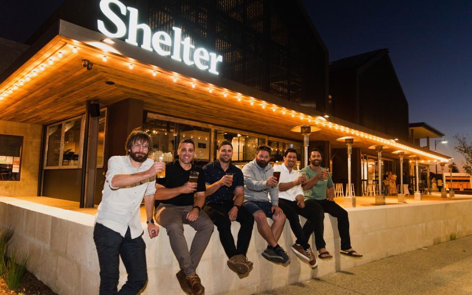 Busselton at night: directors of the Shelter Bar