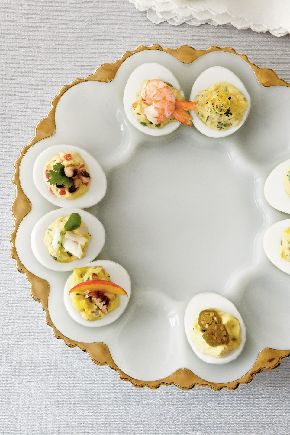 High Society Deviled Eggs