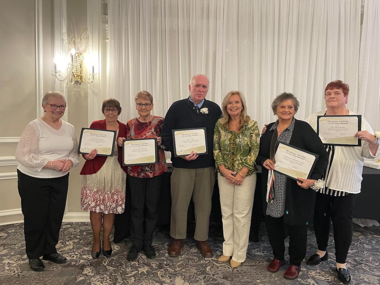 The Senior Islander of the Year award recognises seniors who have had an impact in their community.  (Sheehan Desjardins/CBC News - image credit)