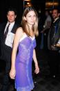 <p>Even though Soffia Coppola's outfit looks like something you may prefer to wear to bed, she's still rocking the purple dress on the carpet. Bold moves all around.</p>