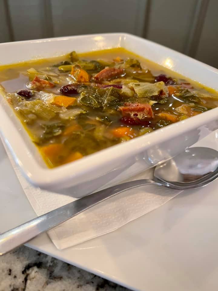 Kale soup from Roger's Family Restaurant, a Somerset staple since 1959.
