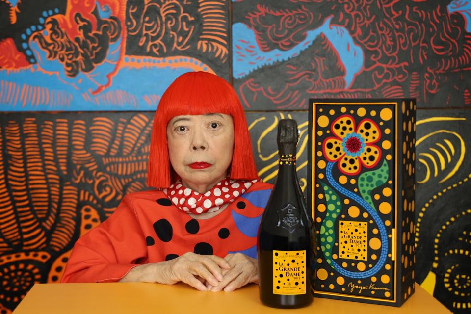 Yayoi Kusama and La Grande Dame 2012