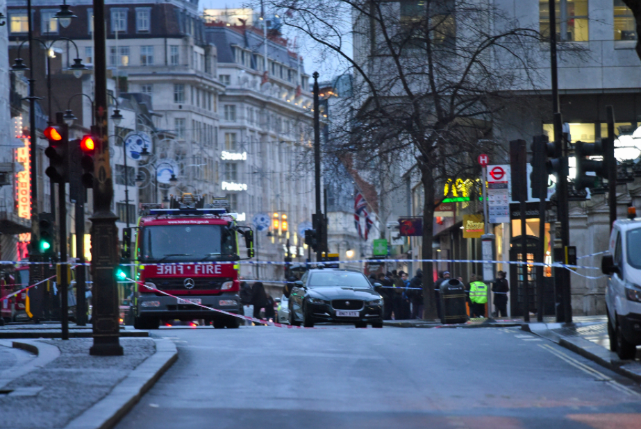 <em>The Strand was closed as engineers were brought in to locate the gas leak (SWNS)</em>