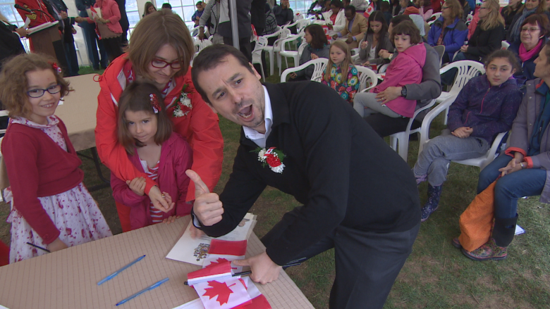 'Viva Canada, Oh Canada': 17 new Canadians get citizenship just in time for 150th