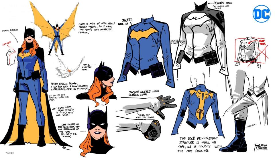 Batgirl's new Fear State redesign costume. 