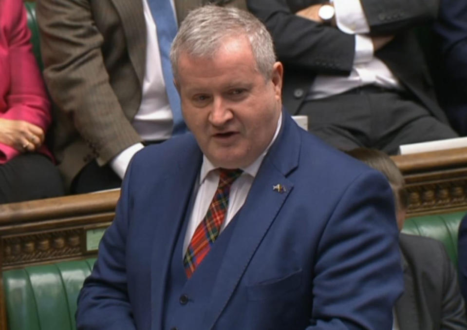 SNP Westminster leader Ian Blackford speaks during Prime Minister's Questions in the House of Commons, London. (Photo by House of Commons/PA Images via Getty Images)