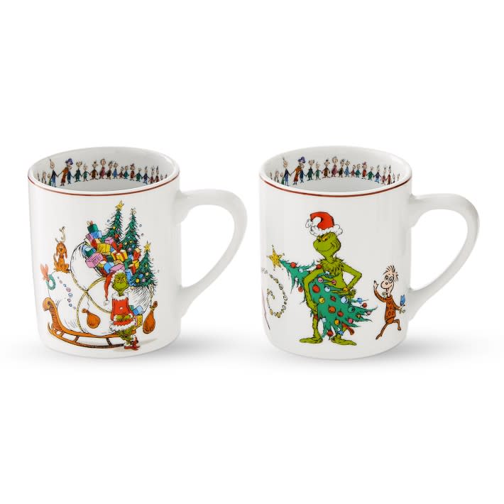 <p><a href="https://go.redirectingat.com?id=74968X1596630&url=https%3A%2F%2Fwww.williams-sonoma.com%2Fproducts%2Fthe-grinch-mug&sref=https%3A%2F%2Fwww.thepioneerwoman.com%2Fholidays-celebrations%2Fg41615916%2Fchristmas-mugs%2F" rel="nofollow noopener" target="_blank" data-ylk="slk:Shop Now;elm:context_link;itc:0;sec:content-canvas" class="link ">Shop Now</a></p><p>Grinch Mugs</p><p>williams-sonoma.com</p><p>$14.95</p><span class="copyright">Williams Sonoma</span>