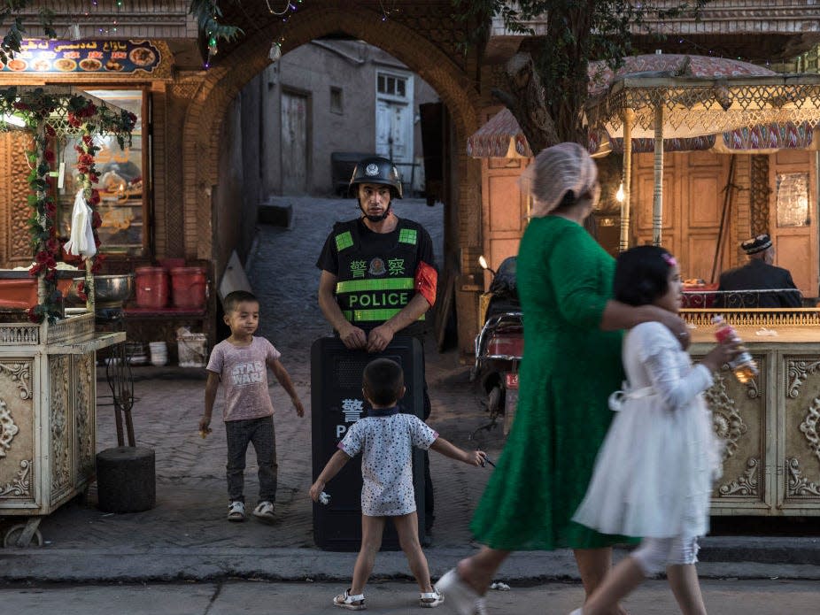 Xinjiang police