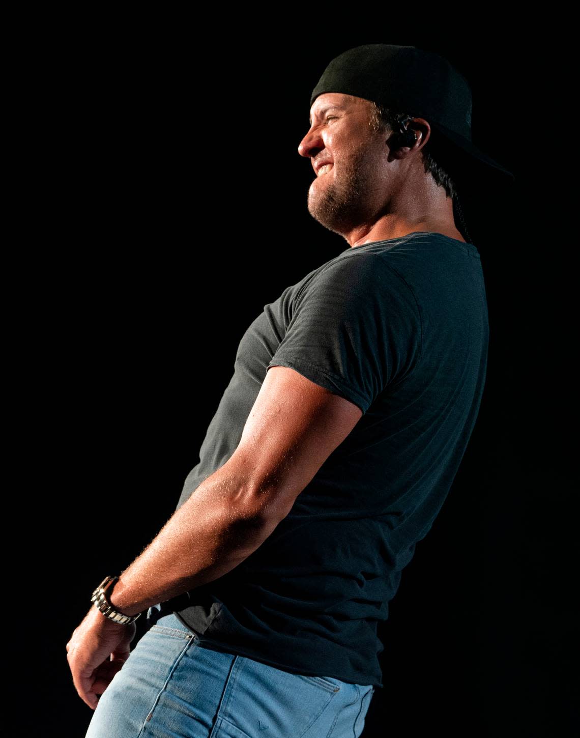 Luke Bryan brings his “Raised Up Right Tour” to the Coastal Credit Union Music Pavilion at Walnut Creek in Raleigh, N.C., Friday night, July 8, 2022.