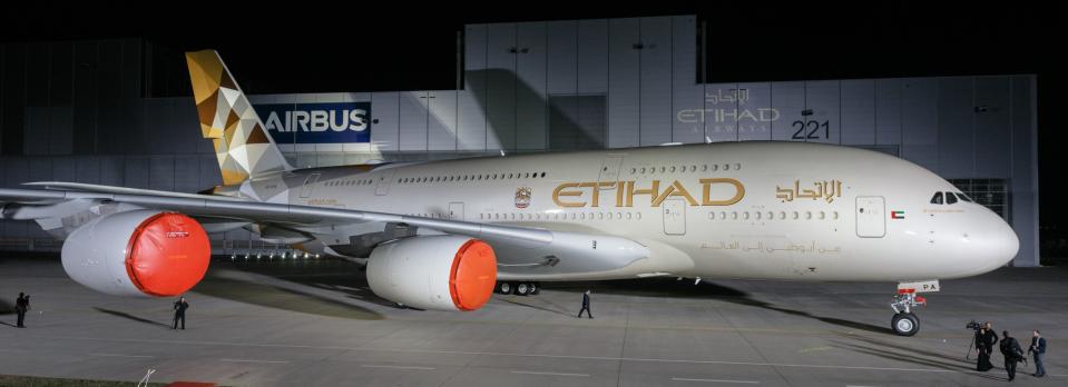 <p><b>8. Etihad Airways (Vereinigte Arabische Emirate)</b><br>(Bild: dpa) </p>
