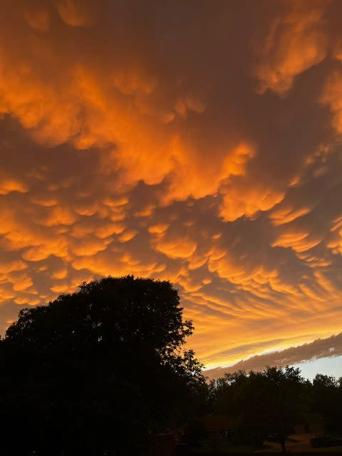 Wichita sunset on April 30, 2024 (Courtesy: Marilyn Boehning)