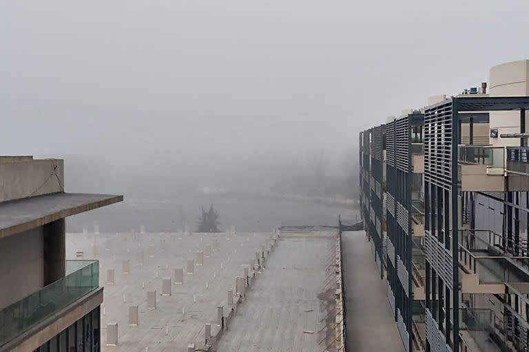 Niebla en la ciudad y conurbano