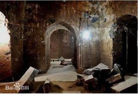 中國近期開挖了「貂蟬墓穴」，但由於碑文遺失，真實性有待考證。（圖／翻攝自百度）