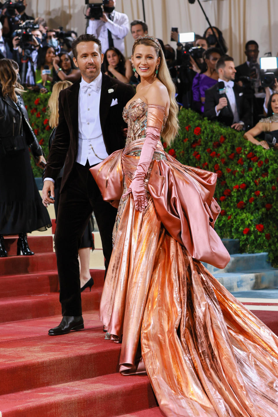 Blake Lively en robe Atelier Versace au Met Gala 2022