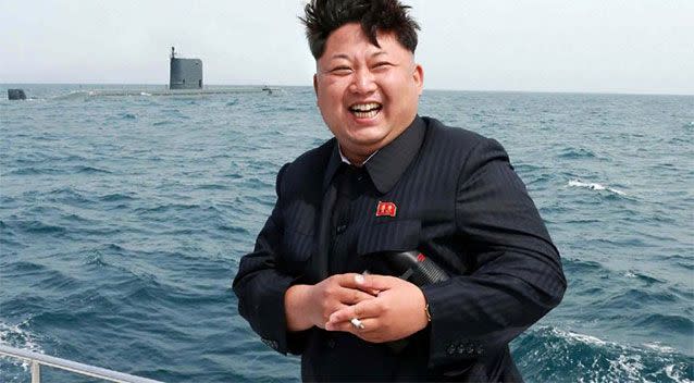 Kim Jong Un is not the only one laughing at the missile test. Photo: Supplied