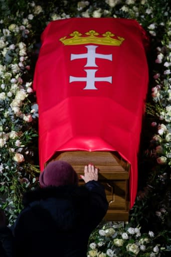 Tens of thousands of people turned out to pay their respects at Pawel Adamowicz's coffin