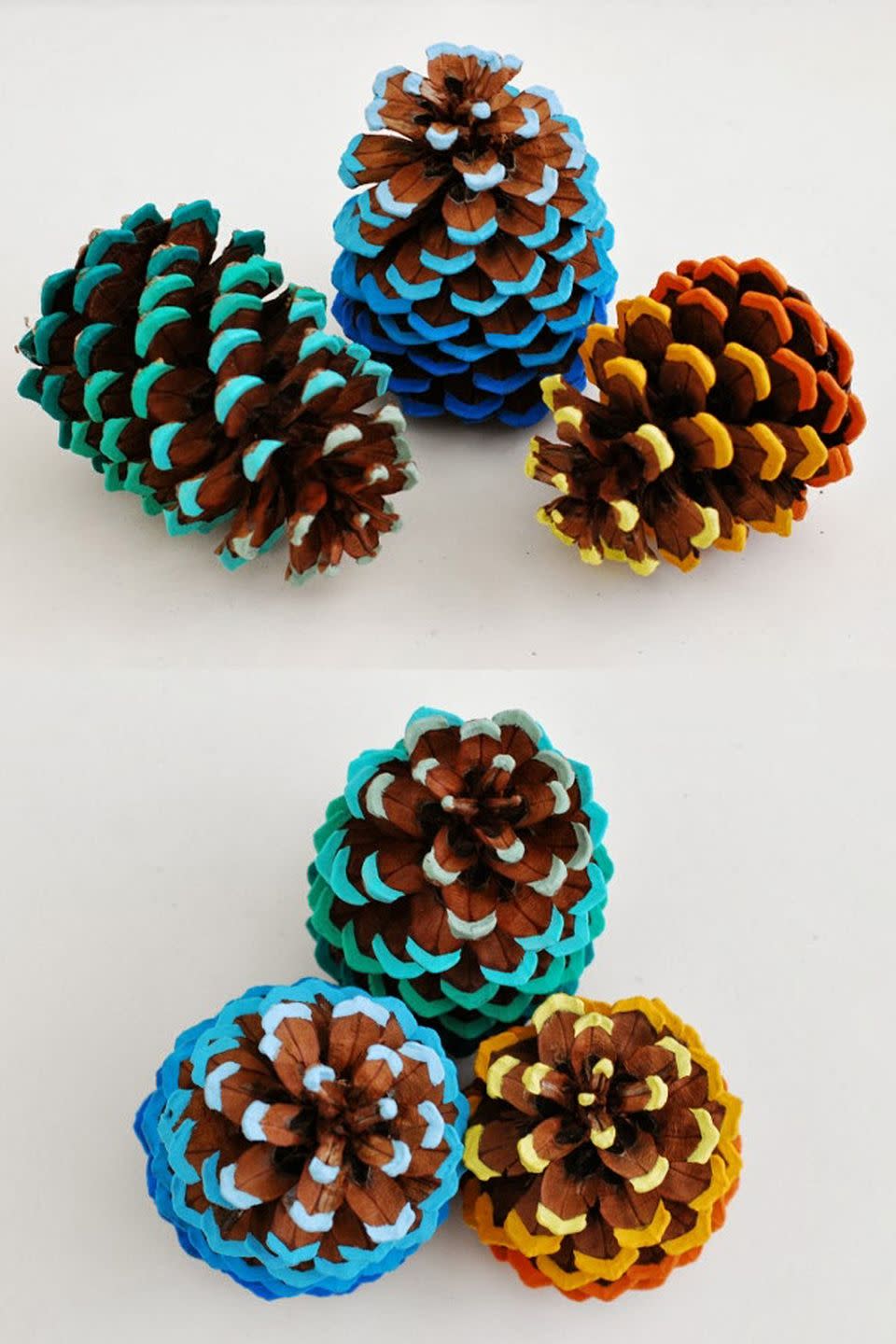 Ombre Pinecone Tutorial