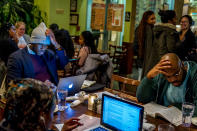 <p>Today there are six branches of Busboys and Poets, named after poet Langston Hughes, who worked as a busboy at D.C.’s Wardman Park Hotel in the 1920s. (Photo: Mary F. Calvert for Yahoo News) </p>