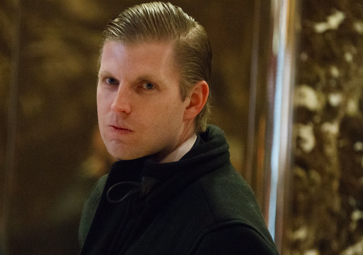 Eric Trump allegedly claimed that Russia was funding his father's golf courses (Rex)