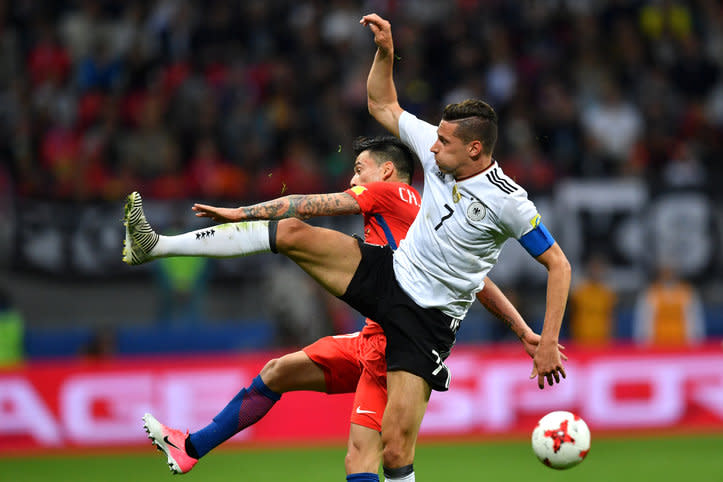 Die deutsche Nationalmannschaft erreicht am 2. Spieltag des FIFA Confederations Cup ein ordentliches 1:1 gegen Chile. Arsenal-Legionär Shkodran Mustafi erwischt einen gebrauchten Tag. Das DFB-Team in der SPORT1-Einzelkritik: