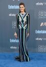 <p>Allison was one of the best dressed of the night in a gorgeous printed Balmain gown. <i>[Photo: Getty]</i> </p>