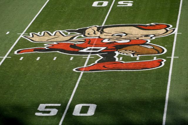 Cleveland Browns Unveil New Field Design With Brownie The Elf At Midfield –  SportsLogos.Net News