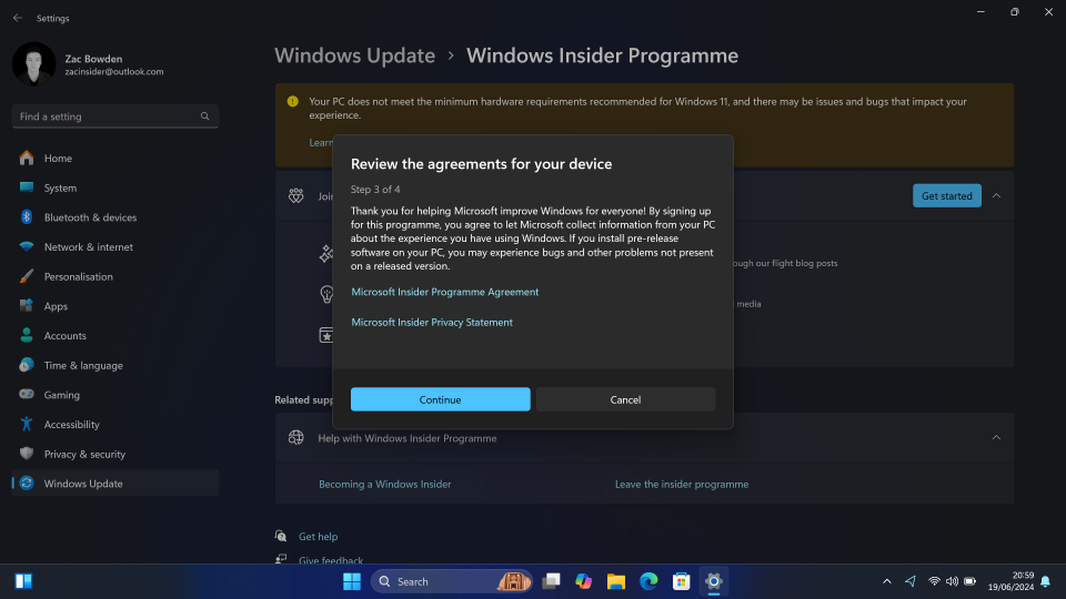 Windows Insider Program