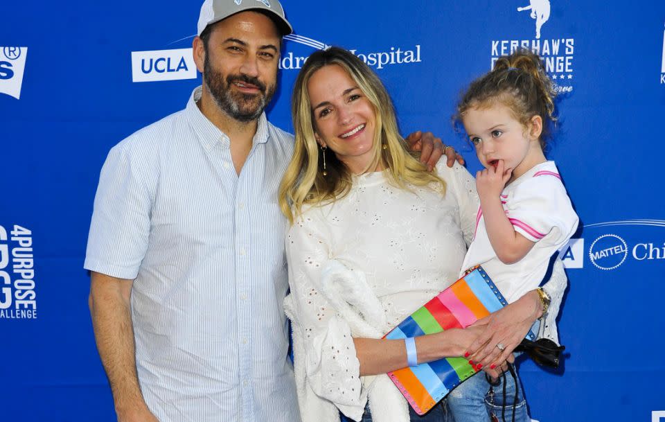 The couple also have a three-year-old daughter, Jane. Source: Getty