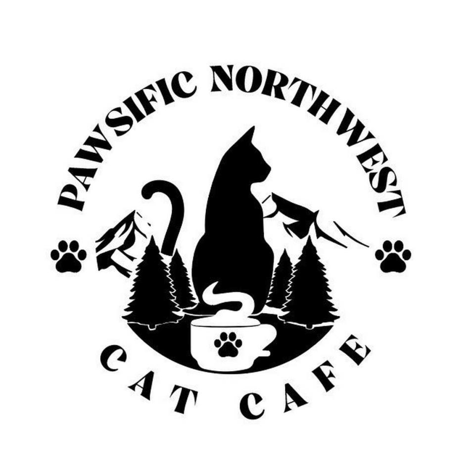 The Pawsific Northwest Cat Cafe logo. Tiffany Weitzel/Courtesy