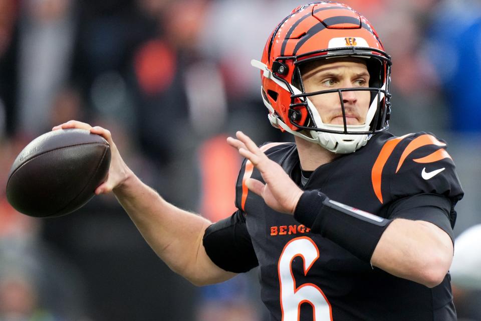 Jake Browning seeks to win his third straight game for the Bengals in a Week 15 matchup against the Vikings.
